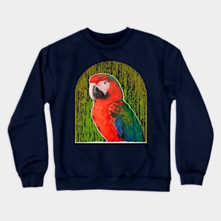 The digital painted parrot (2nd version) Crewneck Sweatshirt